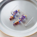 藤の花ピアス(チタン) 