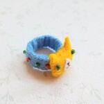 猫リング＊イエロー