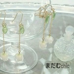 一粒すずらんの揺れるピアス、イヤリング【 再再再再再再再再再再再再再再再再再再再販】