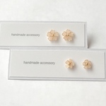 さくらピアス　(樹脂ピアス)