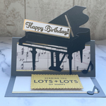 再販【誕生日カード・バースデー】音楽好きの方へ♪飾れるカード♡