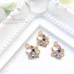 ※送料無料　【再入荷】5個セット☆プリンセス♪ムーンチャーム