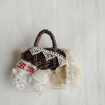 ほっか様ご予約品）持ち手のバック型ブローチ③