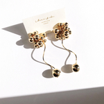 【gold】gold beads chain pierce / earring