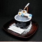 ✿再販✿花手水～雪景色～Lサイズ