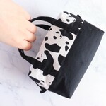 再々…販！パンダ柄ポーチ＊鞄の整理に！おしゃれな＊ボストンバッグ風