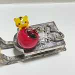 りんご飴キーホルダー〖トラ〗