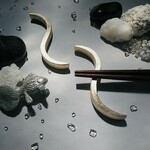 真鍮 細流箸置き
