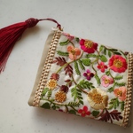 インド刺繍リボンポーチ(174)