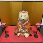 しろくま貯金箱  ひな祭り リバーシブル着物  セット