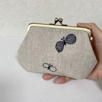 ミナペルホネン 親子がま口財布(コンパクト) ちょうちょ