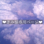 ❤︎きみ様専用ページ❤︎