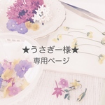 ★うさぎー様★専用ページ