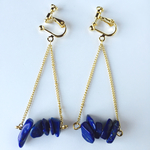 ラピスラズリのピアス/イヤリング
