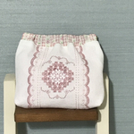 ハーダンガー刺繍のポーチ(ピンク)