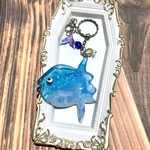 【キーホルダー】怒りのマンボウ　大ぶりキーホルダー　