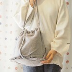 1点のみ【2/14値下げ】ohana ショルダーバッグ  / リネングレー