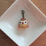 【New/受注後製作】シャララーンちりめん水琴鈴チャーム　ふくろう