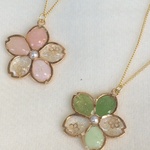 🌸ぷっくり大人の桜カラー🌸抹茶色