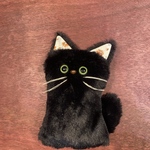 保護猫チャリティぬいぐるみ【クロさん】