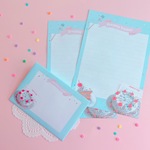 【レターセット】FUNFETTI CAKE