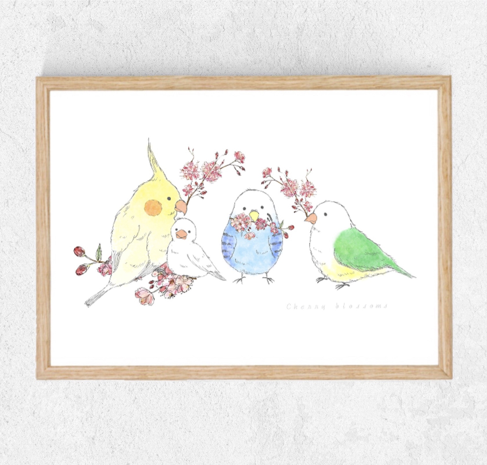 ポスター 鳥 イラストの人気通販 Minne 日本最大級のハンドメイド 手作り通販サイト