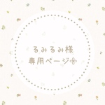 るみるみ様専用ページ𓂃𓈒𓏸