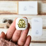 全集中でアイシングのおだし：meganehankoのねこはんこ