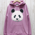 【サンプルSALE 50%OFF・1点限り（XLサイズ）】ronronPANDA パーカー　Beh（ヘザーピンク） / R024-P-PK