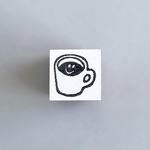 スマイルコーヒーのミニスタンプ［15×15mm］