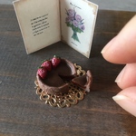 ミニチュア　チョコレートタルト