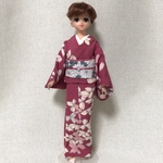 ジェニー　着物　ピンク・花柄