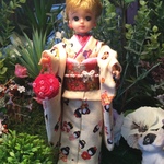 ♡四つ身ふうの着物です. りかちゃんが着られるます