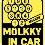 MÖLKKY IN CAR（モルック　イン　カー）マグネットシート
