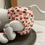 2月5日9時から販売します。　aiboちゃんのブルマー　AI robot aibo's bloomers ピンク地にいちご柄