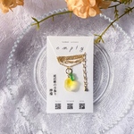 琥珀糖の首飾り　檸檬_lemon
