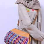 【nanqueen's handmade】☆がま口ショルダーバッグ