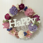 HappyリースWH&PK&PL17cm
