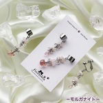 『モルガナイトの耳飾り(片耳用)』イヤーカフ ピアス イヤリング