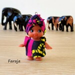 【タンザニアの子ども支援】キューピッドストラップ　Faraja