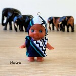 【タンザニアの子ども支援】キューピッドストラップ　Sharifa