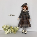 リカちゃん服　ブライス服　2月のリセエンヌ