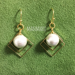 ゆらゆらパールピアス
