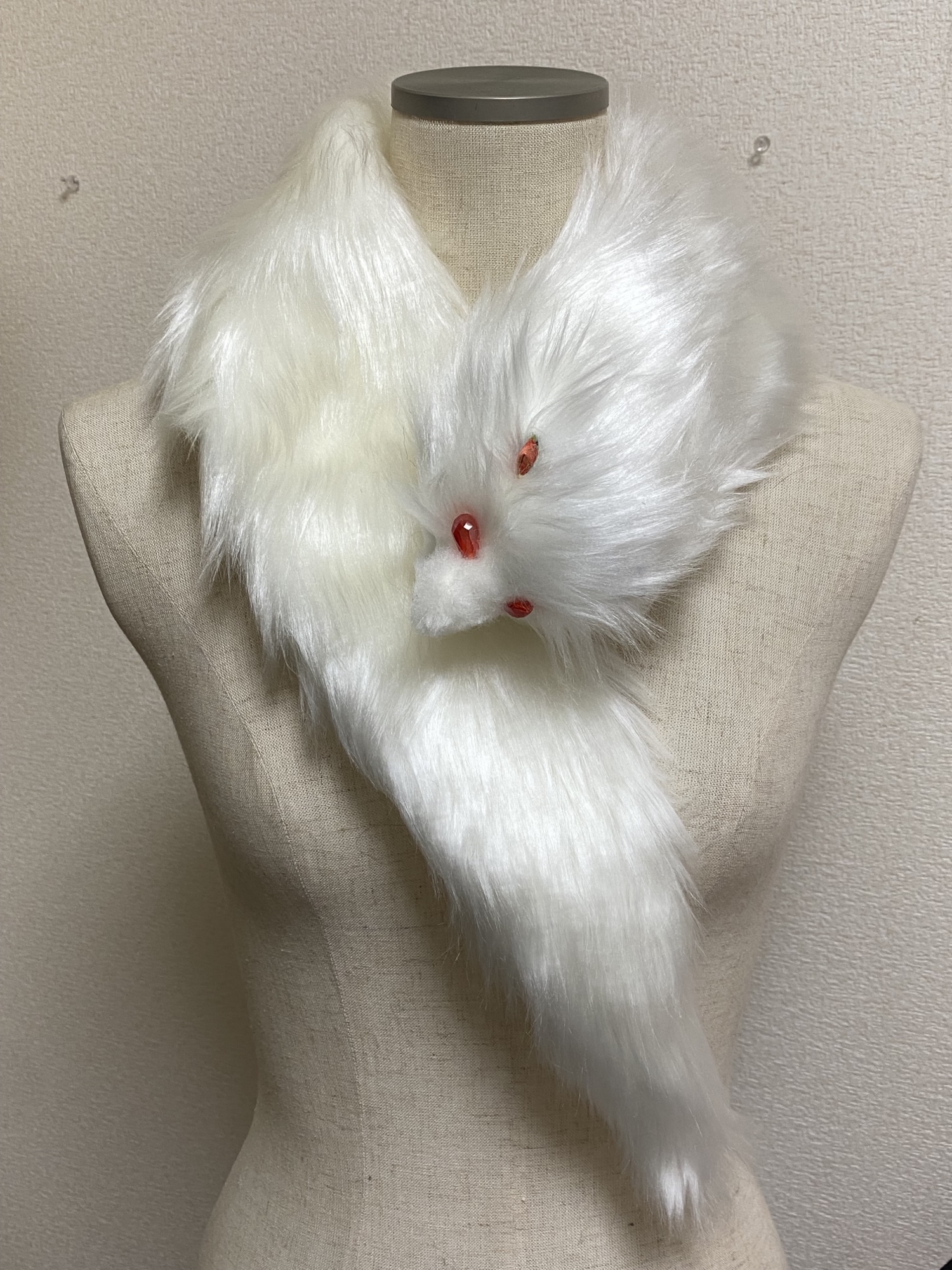 cocoon様製　銀狐マフラー　襟巻 org.jpg