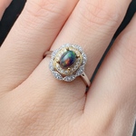 ◆新入荷◆ ボルダーオパール ◆超美品◆シルバーS925 リング  R00016-2