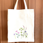 〈野の花 〉刺繍トートバッグ