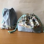 リバティ動物柄お弁当袋コップ袋
