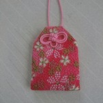 桜柄のお守り袋☆薄紫
