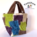 tuttifun＊ライトグリーンのirodori  bag