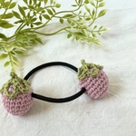 いちごちゃんヘアゴム　ピンク